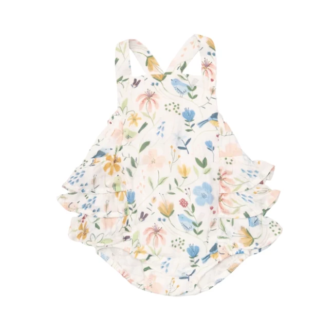 GARDEN BIRDS SWADDLE BLANKET 2 GARDEN BIRDS SWADDLE BLANKET - Afbeelding 2