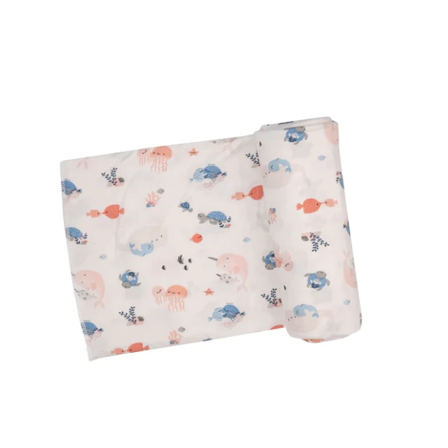 OCEAN CUDDLES 2 WAY RUFFLE BACK ZIPPER FOOTIE 4 OCEAN CUDDLES 2 WAY RUFFLE BACK ZIPPER FOOTIE - Afbeelding 4