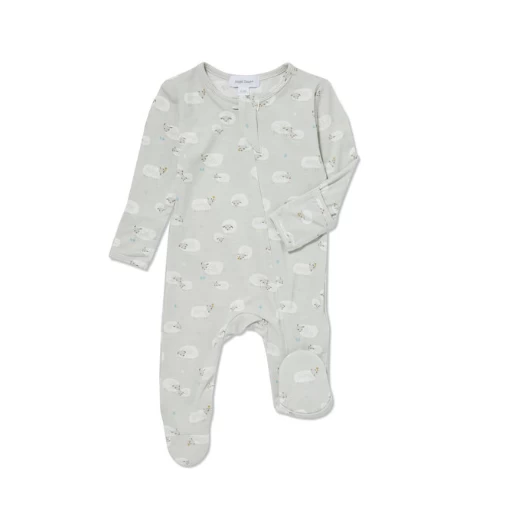 SHEEP ZIPPER FOOTIE 1 SHEEP ZIPPER FOOTIE