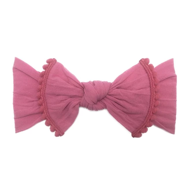 BABY BLING TRIMMED CLASSIC KNOT HEADBAND 3 BABY BLING TRIMMED CLASSIC KNOT HEADBAND - Afbeelding 3