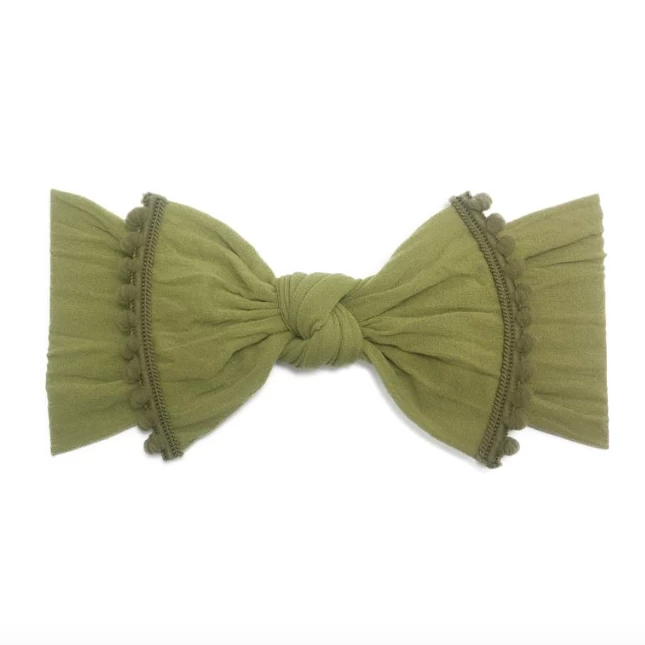 BABY BLING TRIMMED CLASSIC KNOT HEADBAND 4 BABY BLING TRIMMED CLASSIC KNOT HEADBAND - Afbeelding 4