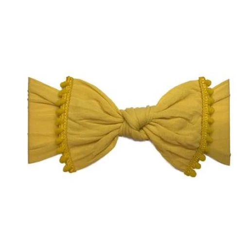 BABY BLING TRIMMED CLASSIC KNOT HEADBAND 6 BABY BLING TRIMMED CLASSIC KNOT HEADBAND - Afbeelding 6