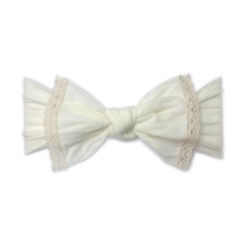BABY BLING TRIMMED CLASSIC KNOT HEADBAND 8 BABY BLING TRIMMED CLASSIC KNOT HEADBAND - Afbeelding 8