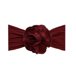 SILK RUFFLE FLOWER HEADBAND