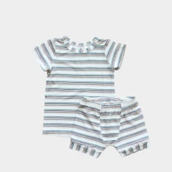 SUMMER LOUNGE SET IN BOYS VINTAGE STRIPE