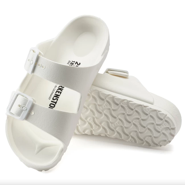 Birkenstock ARIZONA KIDS EVA IN WHITE 1 Birkenstock ARIZONA KIDS EVA IN WHITE