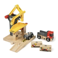 Brio RAIL & ROAD LOADING SET 11 Brio RAIL & ROAD LOADING SET -Babyproducten brio freight goods station