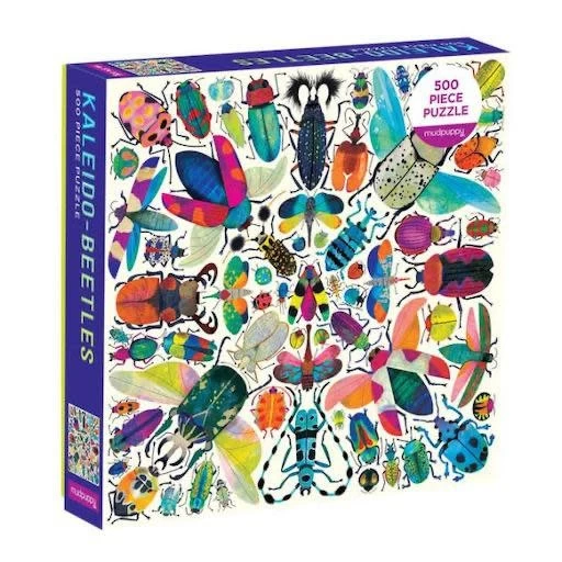 Chronicle Books KALEIDO-BEETLES 500 PIECE FAMILY PUZZLE 1 Chronicle Books KALEIDO-BEETLES 500 PIECE FAMILY PUZZLE