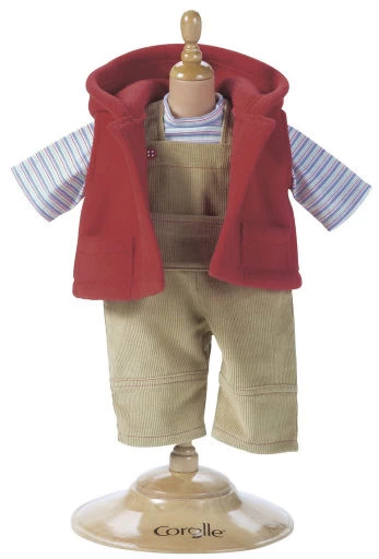 Corolle RED FLEECE SET 1 Corolle RED FLEECE SET