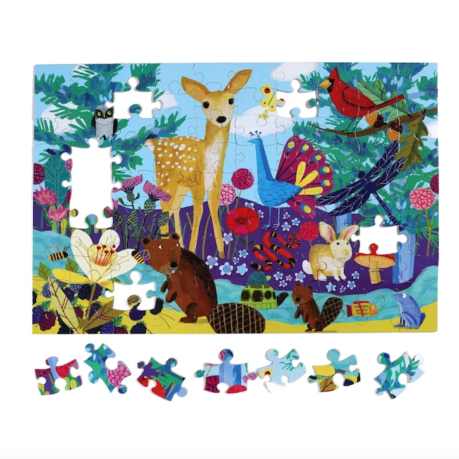 Eeboo LIFE ON EARTH 100 PIECE PUZZLE 2 Eeboo LIFE ON EARTH 100 PIECE PUZZLE - Afbeelding 2