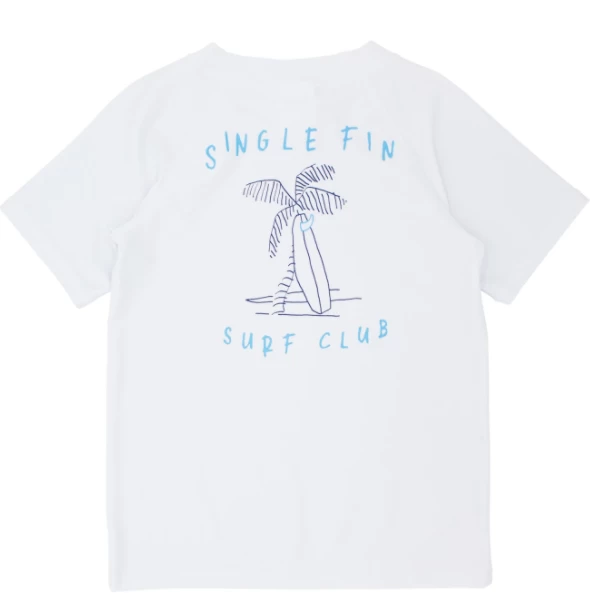 SINGLE FIN SHORT SLEEVE RASH TOP 2 SINGLE FIN SHORT SLEEVE RASH TOP - Afbeelding 2