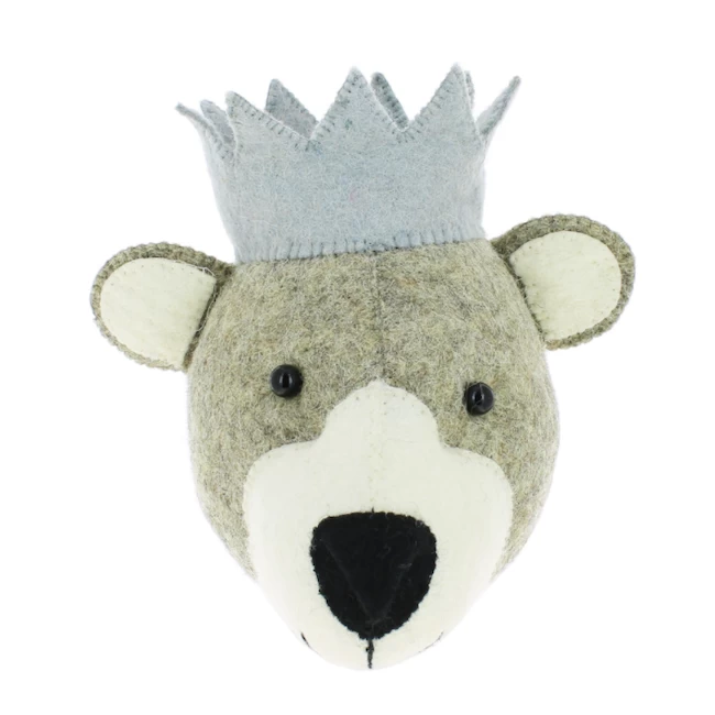 MINI BABY BEAR HEAD WALL MOUNT 1 MINI BABY BEAR HEAD WALL MOUNT