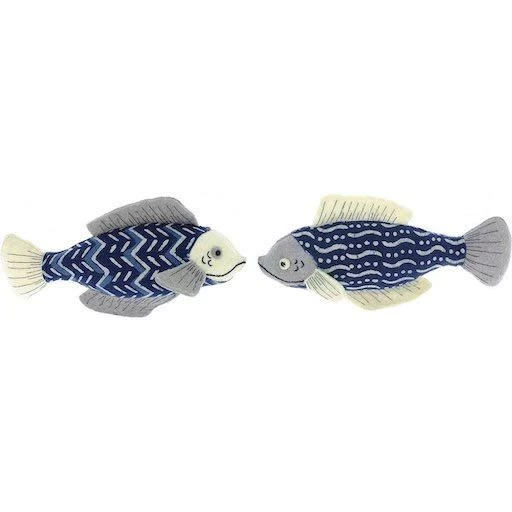 PAIR OF FISH WALL DECOR 1 PAIR OF FISH WALL DECOR