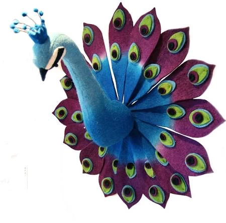 PEACOCK HEAD 1 PEACOCK HEAD