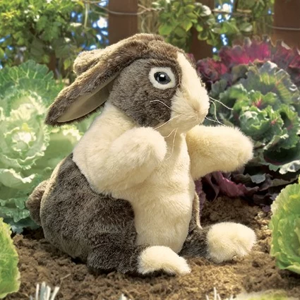 Folkmanis DUTCH RABBIT PUPPET 2 Folkmanis DUTCH RABBIT PUPPET - Afbeelding 2