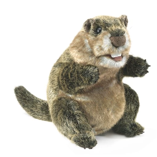 Folkmanis GROUNDHOG HAND PUPPET 1 Folkmanis GROUNDHOG HAND PUPPET