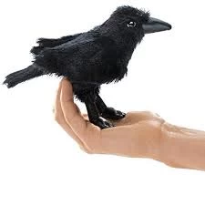 Folkmanis MINI RAVEN PUPPET