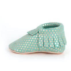 FRESHLY PICKED POLKA DOT MOCCASIN SIZE 4 (18-24M)