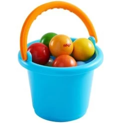 Haba KULLERBU BUCKET OF ASSORTED WOODEN BALLS