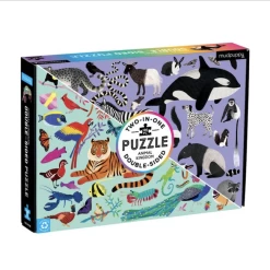 ANIMAL KINGDOM 100 PIECE DOUBLE-SIDED PUZZLE
