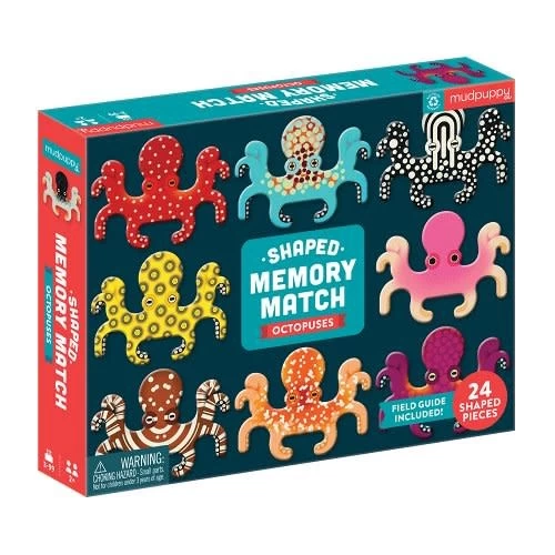 OCTOPUSES SHAPED MEMORY MATCH GAME 1 OCTOPUSES SHAPED MEMORY MATCH GAME