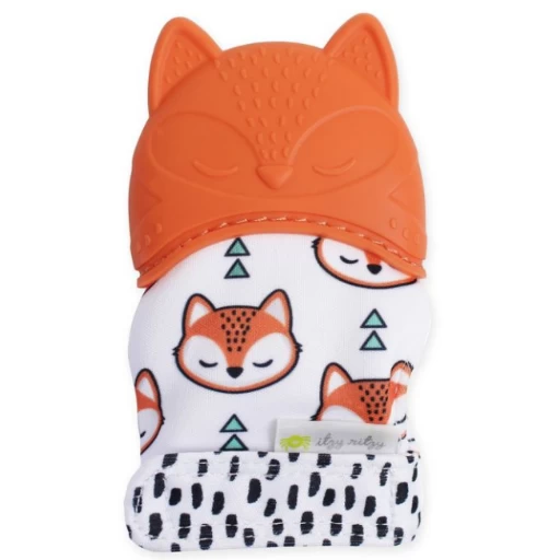 ITZY RITZY FOX TEETHER MITT 1 ITZY RITZY FOX TEETHER MITT
