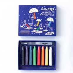 REUSABLE & ERASABLE PAPER 10 PACK 13 REUSABLE & ERASABLE PAPER 10 PACK -Babyproducten jaq jaq bird butterstix aquarelle wet and dry 3