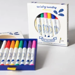 BORED BOARD SET-PRACTICE MAKES PERFECT 7 BORED BOARD SET-PRACTICE MAKES PERFECT -Babyproducten jaq jaq bird wishy washy markers set of 9 assorted 1