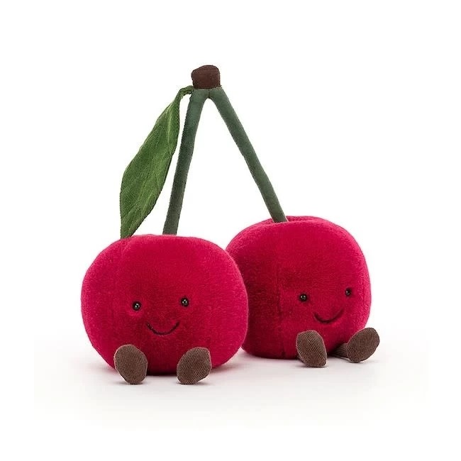 JELLYCAT AMUSEABLE CHERRIES 1 JELLYCAT AMUSEABLE CHERRIES