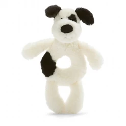 JELLYCAT IF I WERE A PUPPY BOARD BOOK 11 JELLYCAT IF I WERE A PUPPY BOARD BOOK -Babyproducten jellycat bashful black and cream puppy ring rattle 1