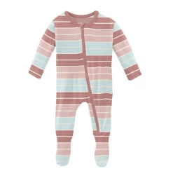 PRINT FOOTIE WITH ZIPPER - BB1121570