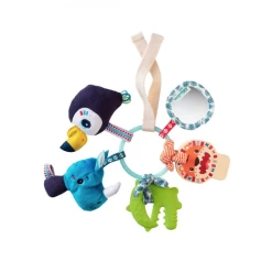 Lilliputiens JUNGLE SENSORY KEYRING