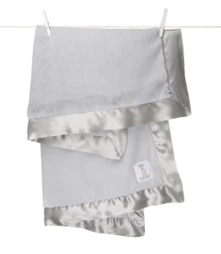 LITTLE GIRAFFE LUXE SILVER BABY BLANKET