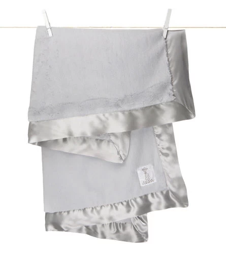LITTLE GIRAFFE LUXE SILVER BABY BLANKET 1 LITTLE GIRAFFE LUXE SILVER BABY BLANKET