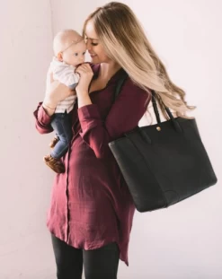 Little Unicorn BROOKSIDE TOTE BLACK 6 Little Unicorn BROOKSIDE TOTE BLACK -Babyproducten little unicorn brookside tote black 2