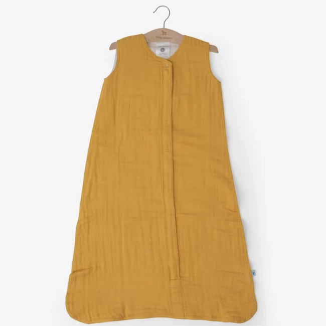 Little Unicorn COTTON MUSLIN SLEEP BAG-MUSTARD 1 Little Unicorn COTTON MUSLIN SLEEP BAG-MUSTARD