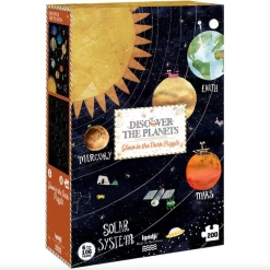 DISCOVER THE PLANETS PUZZLE 200 PIECES - GLOW IN THE DARK