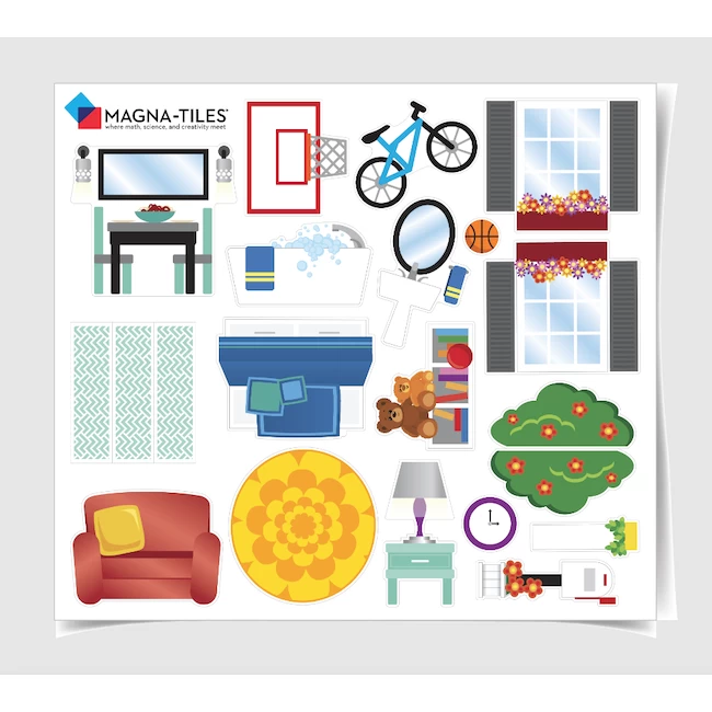 MAGNA-TILES HOUSE 28 PIECE SET 4 MAGNA-TILES HOUSE 28 PIECE SET - Afbeelding 4