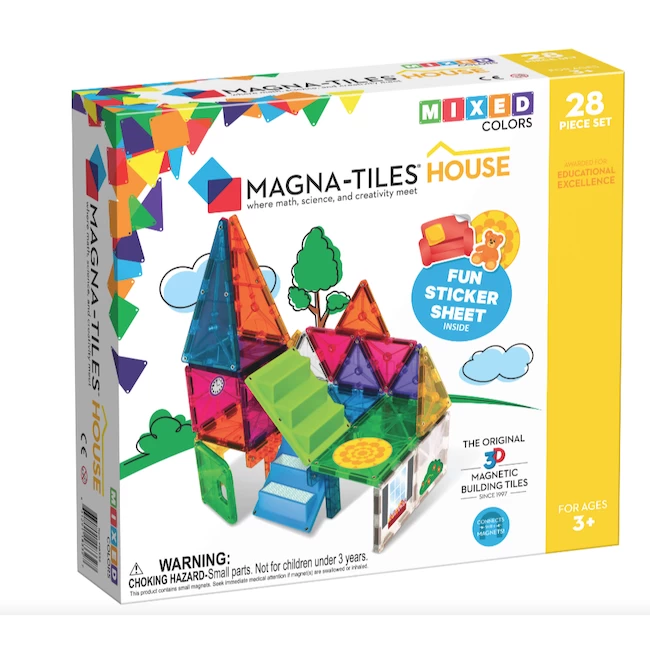 MAGNA-TILES HOUSE 28 PIECE SET 1 MAGNA-TILES HOUSE 28 PIECE SET