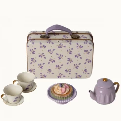 Maileg AFTERNOON TREAT, MOUSE- PURPLE MADELAINE
