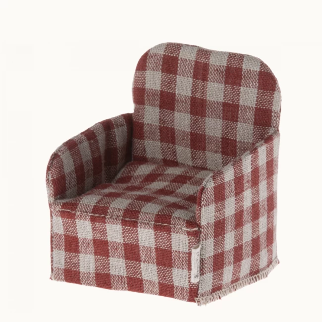 Maileg CHAIR, MOUSE - RED 1 Maileg CHAIR, MOUSE - RED