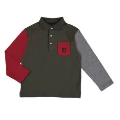 LONG SLEEVED COMBINATION POLO SHIRT