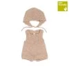 Miniland KNITTED DOLL OUTFIT 15" ROMPER AND BONNET