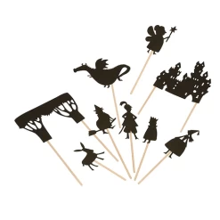 Moulin Roty ENCHANTED FOREST SHADOW PUPPETS SET