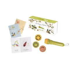 Moulin Roty STORY BOOK TORCH SET- NATURE SET