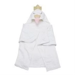 SWAN HOODED TOWEL