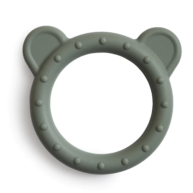 Mushie BEAR TEETHER / DRIED THYME 1 Mushie BEAR TEETHER / DRIED THYME