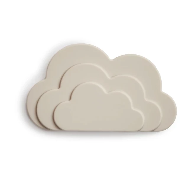 Mushie CLOUD TEETHER - SHIFTING SAND 1 Mushie CLOUD TEETHER - SHIFTING SAND