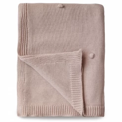 Mushie KNITTED TEXTURED DOTS BABY BLANKET 5 Mushie KNITTED TEXTURED DOTS BABY BLANKET -Babyproducten mushie knitted textured dots baby blanket 2