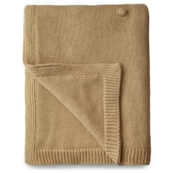Mushie KNITTED TEXTURED DOTS BABY BLANKET